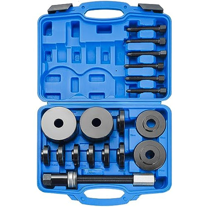 ATPEAM 19pcs Universal Front Wheel Drive Bearing Puller | Front Wheel Hub Removal Car Kit Set
