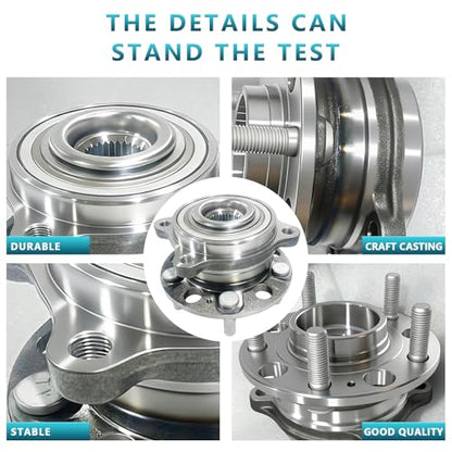 513409 Front Rear Wheel Bearing Hub Assembly for Hyundai Santa Fe Sport XL 2015-2019, Kia Sorento 2016-2020, 51750-C5000 (2PCS) - size: 513409