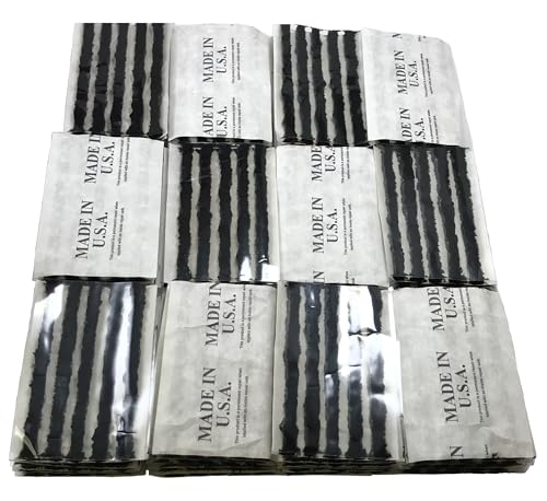 360 Insert Black 4" Tire Repair Strings - Self Vulcanizing Tire Plug String Inserts - Made in USA - color: Black, size: 360 Pack