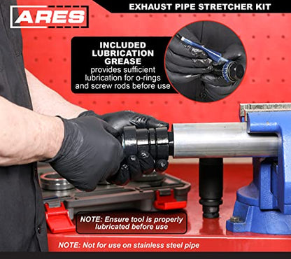 ARES 14025 7-Pc Exhaust Pipe Expander Kit - 1-5/8 to 4-1/4-In | Impact-Rated; Heavy-Duty Storage Case Included