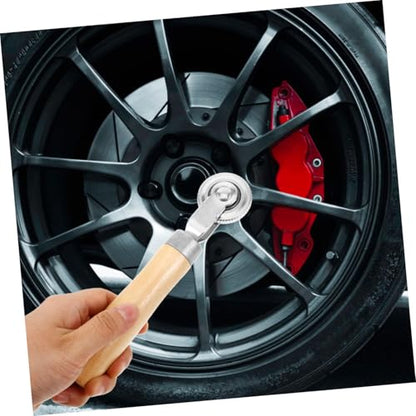 2Pcs Tire Repair Roller with Handle Portable Car Tire Patch Tools for Efficient Tire Repairs Lightweight Ergonomic Tire Repair Kit