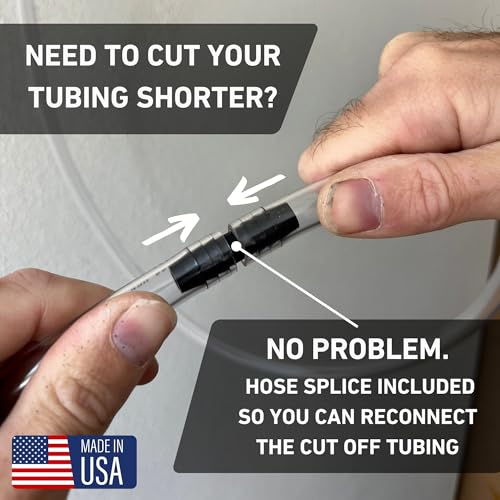Transmission Funnel with 4 Foot Clear Tubing - Made in USA - Perfect for Hard to Reach Places, No More Mess