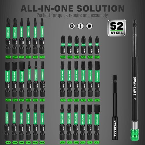74-Piece Magnetic Nut Driver Set for Impact Drill Metric & SAE, Impact Socket Adapter, Power Bits with Magnetic Holder, Wing Nut Driver, Universal Socket, 1/4'' Quick-change Bit Extension - style: Multi-Use Kit