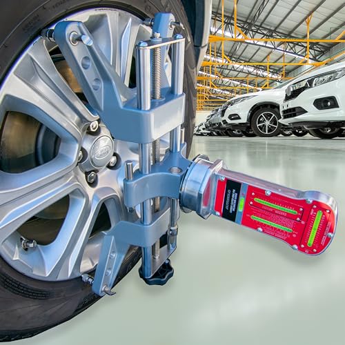 Magnetic Camber, Castor & Kingpin Inclination Wheel Alignment Gauge - Premium Wheel Alignment Tool for Automobiles and Trucks