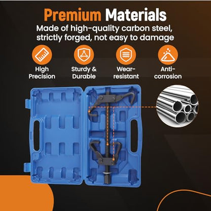 maXpeedingrods Coil Spring Compressor Tool Kit, Suspension Strut Remover Installer Tool Kit for Compress Remove and Install Vehicle Strut and Coil Springs - size: 3/4 inch