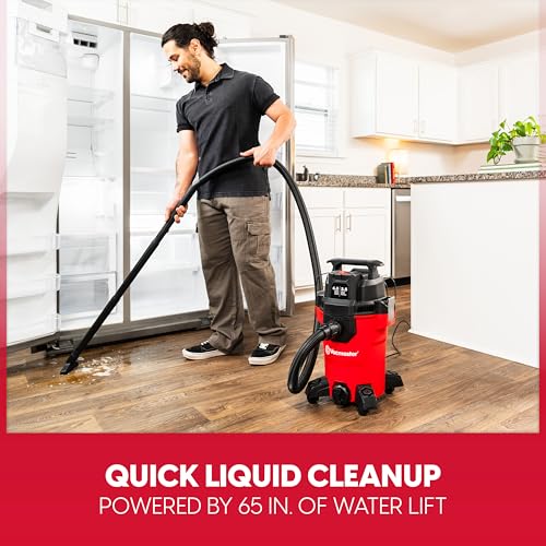 Vacmaster 4-Gallon 3.5 Peak HP Wet/Dry Vac, VCM408PF 1101 - size: 4-Gallon