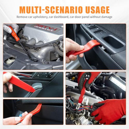 5PCS Automotive Electrical Disconnect Pliers Kit, Carbon Steel Connector & Clip Removal Tools, Hose Clamp Pliers set for Auto Repair - size: Pliers-09