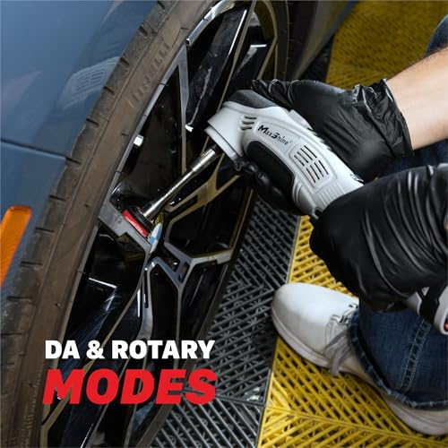 Maxshine M0312 V2 Cordless Mini Polisher – Lightweight DA & Rotary Buffer for Cars, Trucks & Boats, 6-Speed Portable Detailing Tool for Scratch Repair, Headlight Restoration, Swirl Removal & Waxing