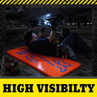 Body Work Mat, 41" x 17", 1" Thick Closed-Cell Foam | Heavy-duty body pad, Closed-cell foam, Aircraft maintenance, Industrial work, Garage use, Anti-fatigue - size: Body