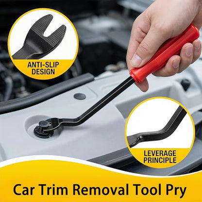 9PCS Disconnect Pliers Electrical Connector Removal Tool with Bag and golve | Hose Clamp Pliers & Fuel Line Disconnect Tool Set, Safe Tight Engine Bay Repair, Electrical Connector Removal & Maintenance