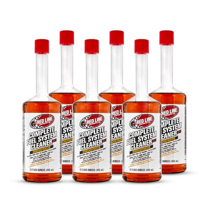 Red Line 60103 SI-1 Complete Fuel System Cleaner, Cleans and Prevents Corrosion in Fuel Systems, Cleans Injectors, Carburetors, Valve and Combustion Chamber Deposits - 15 Ounce (6 Pack) - size: 15 Fl Oz (Pack of 6)