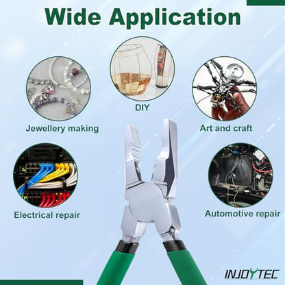 6 Inch Linemans Pliers Screw Extractor Stripped Removal Tools | Screw Removal Tools Combination with Cutter Jewelry Pliers for Wire Wrapping Beading Handmade DIY Craft - style: Linemans Pliers
