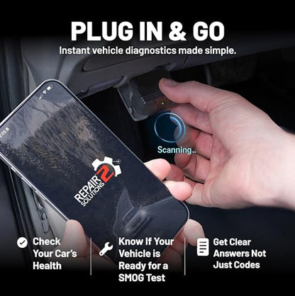 Innova 1000 Bluetooth OBD2 Scanner for iPhone & Android - Predict Car Problems Before They Happen - No Subscriptions - Detect Check Engine, ABS, SRS Issues for Cars 1996+