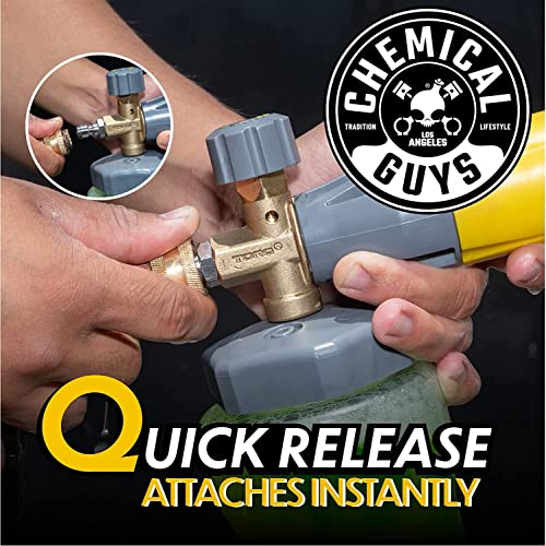 Chemical Guys Big Mouth Max Release Foam Cannon - Foam Cannon for Pressure Washer for Car Wash, Home Cleaning, and Boat Wash with 34 oz Bottle - style: EQP324