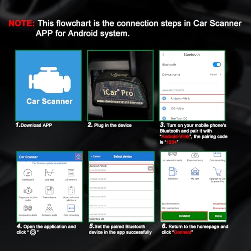 Vgate iCar Pro BT3.0 OBD2 Scanner Bluetooth Code Reader Diagnostic Scan Tool for Android & Windows Compatible with ELM327 Adapter - size: iCar Pro 3.0-Android & Windows