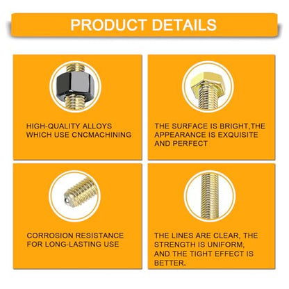 Wheel Hub Removal Tool, Automotive Wheel Bearing Removal Tool, Impact Rated Hub Removal Bolt Kit with Two M14 Bolts Nuts, Two M12 Bolts & Nuts, Two Press Feet for All Automotive Wheels 78834