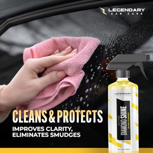 Legendary Glass Cleaner 16oz (2 Pack) - Auto Window Cleaner Spray for Car Windows & Windshield - No Streaks, Ammonia-Free, Tint Safe - Interior/Exterior Use - size: Glass Cleaner 16oz (2 Pack)