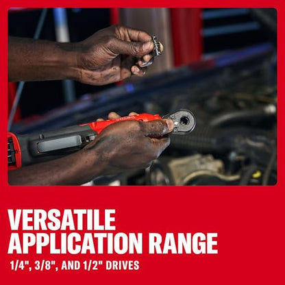 CRAFTSMAN V20 Cordless Ratchet Wrench, Multi-Size 3/8 Ratchet, 1/4 and 1/2 Interchangeable Anvils, LED Light, 40 ft-lbs Torque, 300 RPM, Battery Not Included (CMCF935B) - style: NEW V20 3/8 Inch Drive Ratchet