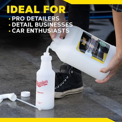 Meguiar's Ultimate Waterless Wash & Wax - Waterless Car Wash & Wax Without Swirling or Scratching - Easy Car Maintenance, No Water Required -1 Gallon (128 Oz) - size: 1 Gallon
