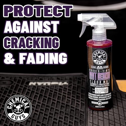 Chemical Guys, Mat Renew Rubber & Vinyl Mat Cleaner & Protectant, 16 oz | Cleans and revives rubber mats, liners and running boards, restoring a factory look with a protective finish - size: 16 Fl Oz (Pack of 1)