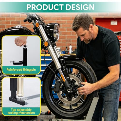 TFSC 01 Motorcycle Fork Spring Compressor Tool Kit | Carbon Steel Fork Coil Compression Kit for Sport and Road Racing Motorcycles with Telescopic Forks