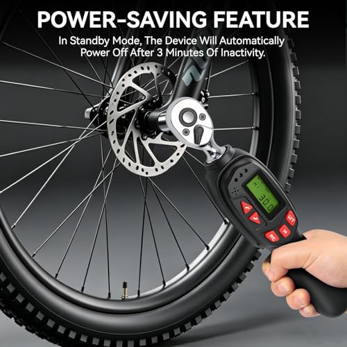 DISEN 1/4 inch Digital Torque Wrench Set with 13pcs Sockets & Extension Bar, 5-25 N.m / 3.7-18.4 Ft.lb, ±2% Accuracy, 3 Modes (Track/Peak/Pre), 5 Units, LED & Buzzer, for Auto Motorcycle Bike DIY - size: 1/4 inch