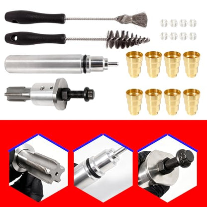 SMMS Injector Sleeve Cup Installation Removal Tool Kit with Sleeves & Brushes For ford 1994-2003 7.3L Diesel 12 Kits Per Box