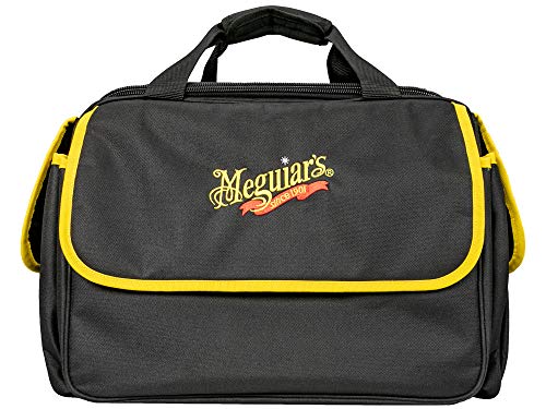 Meguiar's Detailing Bag - Premium Car Bag and Detailing Supply Organizer - Portable for All Your Favorite Supplies, Black