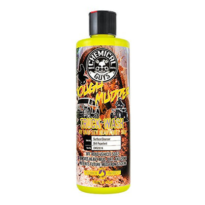 Chemical Guys, Tough Mudder Heavy Duty Foaming Car Wash Soap, Lemon, 16 oz | Truck, off road, ATV and RV heavy duty wash soap, works with foam cannons, foam guns or bucket washes), lemon scent - size: 16 Fl Oz (Pack of 1)