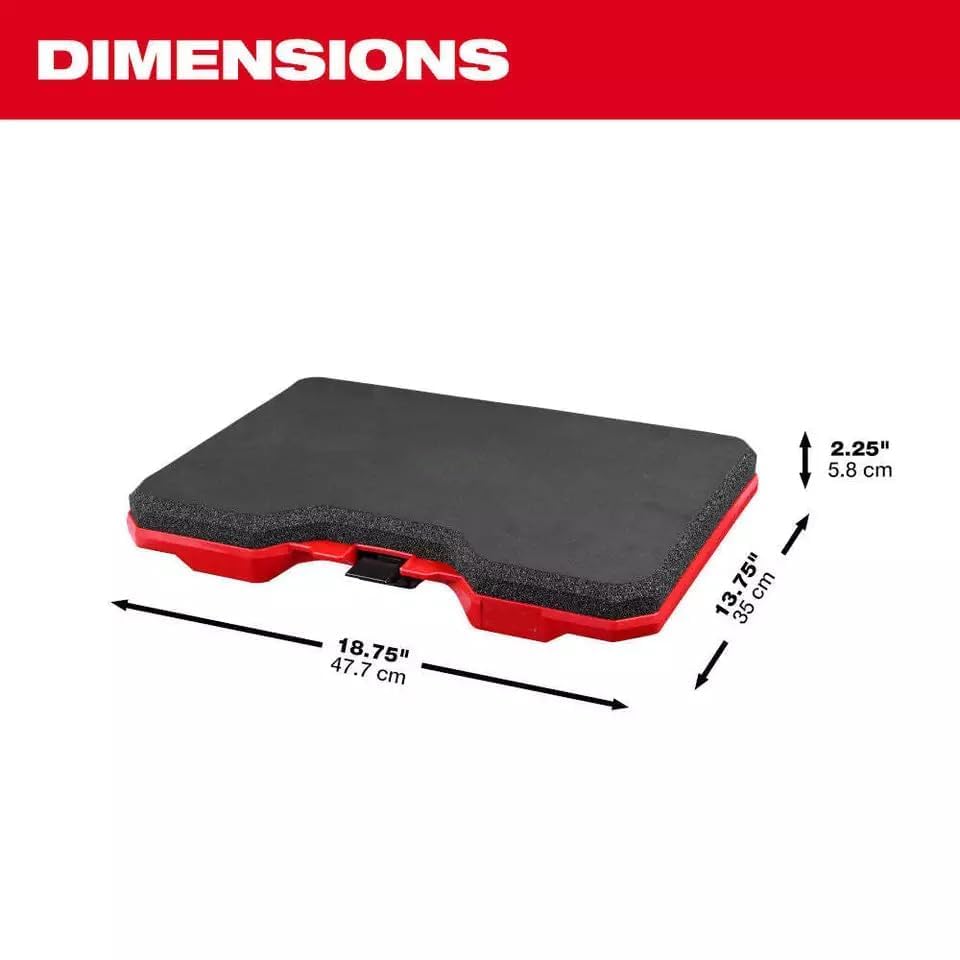 Suitable For Milwaukee 48-73-6110 PACKOUT Thick Comfortable Tear Resistant Kneeling Pad