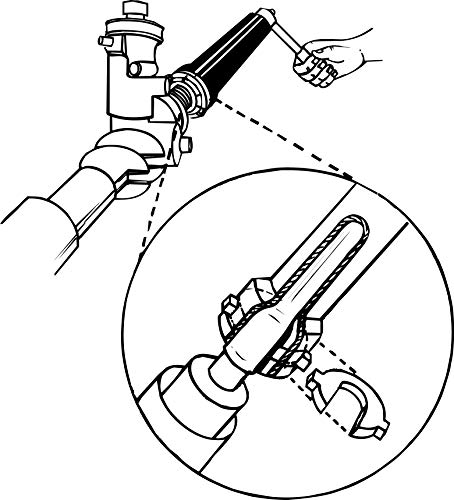 Lisle 45750 7 Pc. Inner Tie Rod Tool Set - style: Inner Tie Rod Tool Set, 6 Pc.