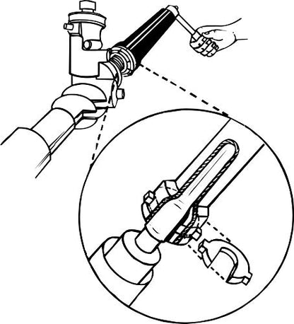 Lisle 45750 7 Pc. Inner Tie Rod Tool Set - style: Inner Tie Rod Tool Set, 6 Pc.