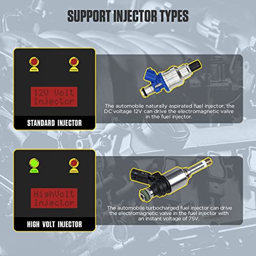 AUTOOL Universal Automotive Fuel Injection Systems Cleaners Pulse Modes Fuel System Cleaning Assistant Fuel Injector Cleaner