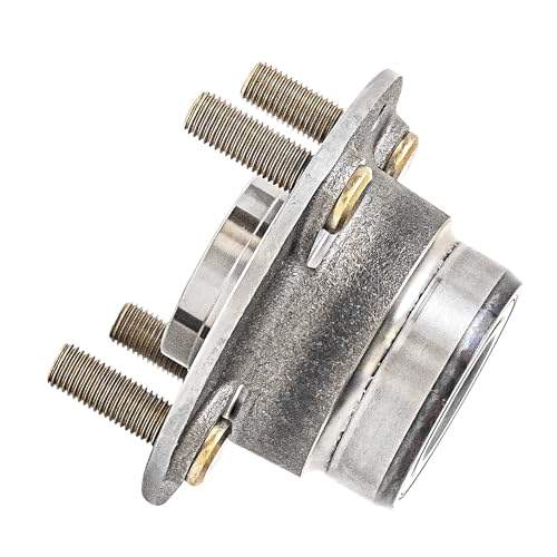 Detroit Axle - Pair Rear Wheel Bearing and Hubs Assembly with 4-Lug for Kia Sephia 1994-2001, Spectra 2000-2004, Non ABS & with Rear Drum Brakes - style: 512200 x2/Pair