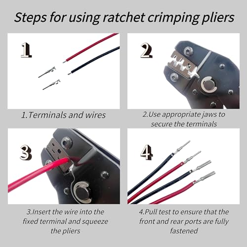 237 PCS Deutsch Connector Kit with ratchet crimping pliers and Terminal Removal Tool,DT2 3 4 6 8 12 Pin Connectors,IP68 Waterproof Electrical Connector Plug with 80 Pairs Size 16 Stamped Contacts