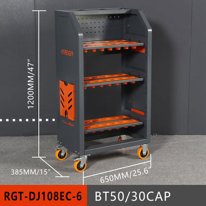 CNC Tool cart Single Side Removable CNC Tool Rack Parallel Storage Suitable for Short CNC Tool Holder CNC Trolley CAT50-30CAP - size: CAT50-30CAP