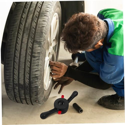 Hemobllo Wheel Balancer Quick Release Tool for Tire Change Lightweight Portable Design Compatible with Tires Efficient Wing Nut Mechanism for Car and Rv Use