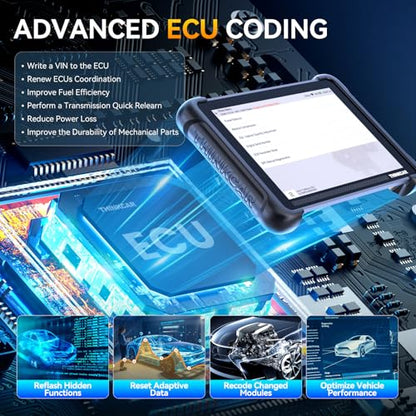 THINKSCAN 689BT Bidirectional OBD2 Scanner with TK101 & Endoscope Camera,3000+ Active Tests,All System, 34 Services,FCA Autoauth, CANFD and DoIP,Lifetime Free Update