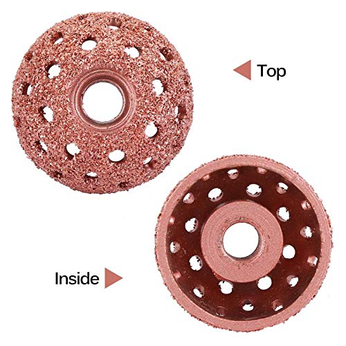 Repair Tire Truck Grinding Head,Tire Repair Buffing Wheel,38MM Tire Repair Grinding Head Coarse Grit Buffing Wheel with Linking Rod Roller for Tire Patching Black Jack tire Patch kit