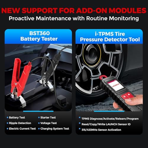 LAUNCH OBD2 Scanner CRP123I V3.0 Elite, 2026 Lifetime Free WiFi Update Scan Tool, FCA SGW, CANFD&DoIP, SAS/Throttle/Brake/BMS/DPF/Oil/ABS Service Multi Systems Car Scanner, Battery Test, Auto VIN