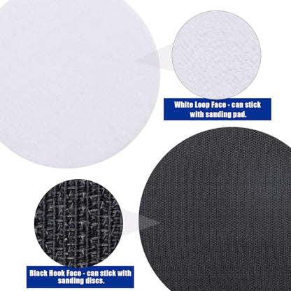 6 Pack Interface Pads, 5 Inch Hook and Loop Soft Density Sponge Cushion Buffer Backing Pad, Foam Sanding Interface Pads for Orbital Sander Automotive Woodworking Polishing - size: 5 inch - 6 Pack