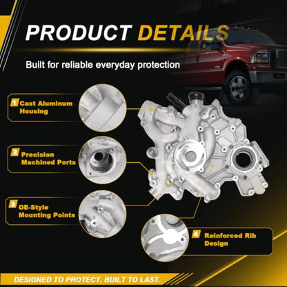 5C3Z6608B Front Timing Cover Engine Kit Fit for Ford F-250 F-350 F-450 F-550 Super Duty 6.0L Powerstroke Diesel 2005-2007
