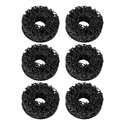 6PCS Wheel Hub Cleaning Pads, 2" Durable Nylon Web Pads, Wheel Stud Cleaner Pads - color: 6-PACK