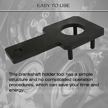 ReluxGo Crankshaft Pulley Holding Tool Crankshaft Vibration Harmonic Damper Holder Tool Crankshaft Wrench Crankshaft Holding Tool for VW Routan Dodge Chrysler Ram 3.6L replace 10198A