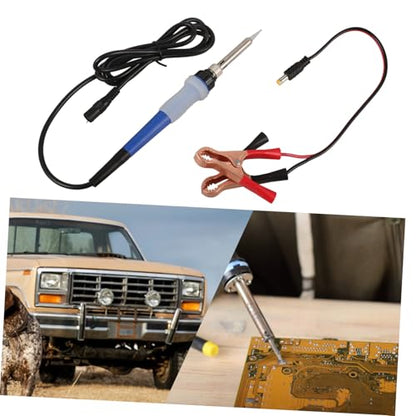 ULTECHNOVO Portable Soldering Iron Kit for Automotive Diy Repairs Electric Iron with Durable Construction for Outdoor Use and Electronics Repair