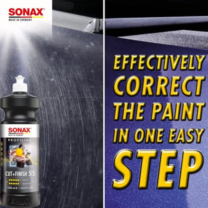 SONAX Cut & Finish Polish Compound | Removes P1500 Marks & Defects | 250ml - size: 250ml