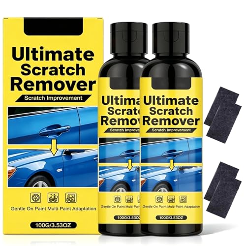 2Set Nanopolix Car Scratch Remover,Nanopolix Scratch Remover,Car Scratchs Repair Paste Deep Scratch,All Paint Colors Polishing Kit (4*Nano Cloth)
