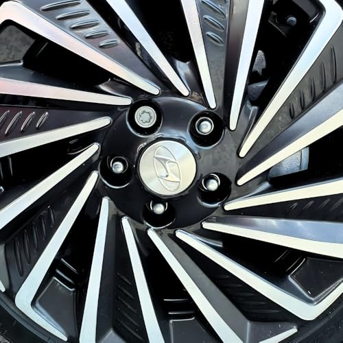 Farad H1/E Galvanized Silver Lug Nut Wheel-Locks Kit Suitable for Hyundai Tucson (M12 X 1.5 Thread Size) - Set of 4 Lug Nuts + 1 Key