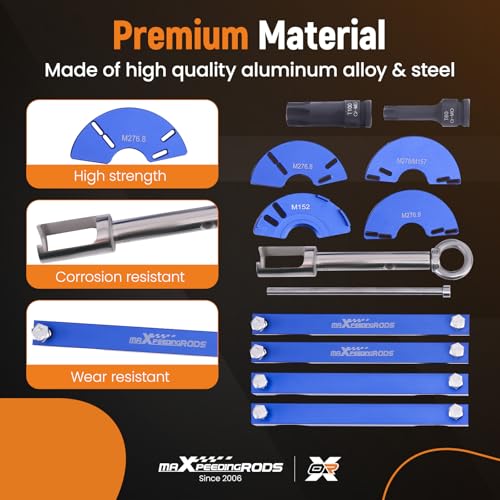 maXpeedingrods Engine Alignment Locking Timing Tool Kit for Mercedes Benz M157 M276 M278, with 4 Pcs Camshaft Adjuster Tools T60 T100 Camshaft Scoket Fuel Injector Puller, 276589014000, 278589002300 - style: 12 Pcs