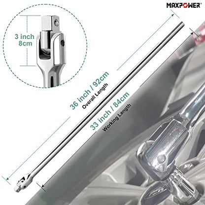 MAXPOWER 36-inch Breaker Bar 3/4" drive - size: 36"